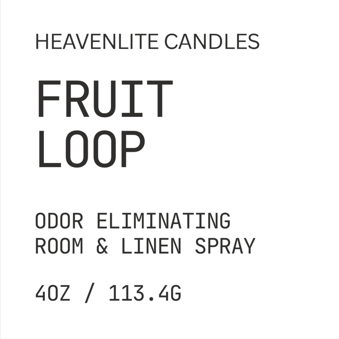 Fruit Loop 4oz Room Spray
