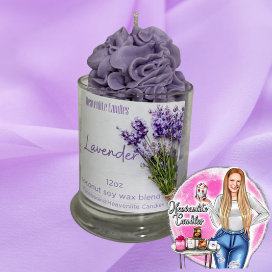 Lavender 12oz whipped candle