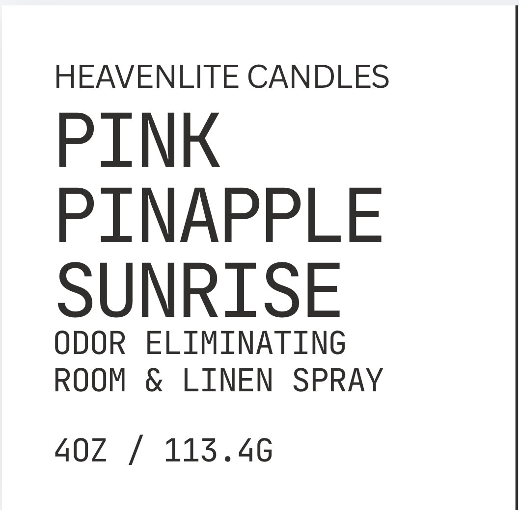Pink Pineapple Sunrise 4oz Room Spray