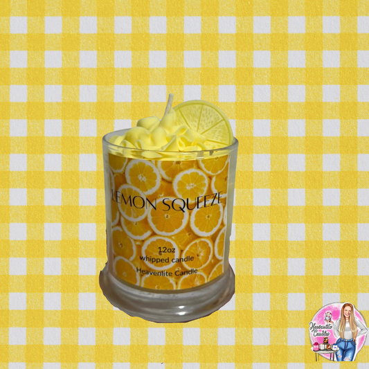 Lemon Squeeze 12oz whipped candle