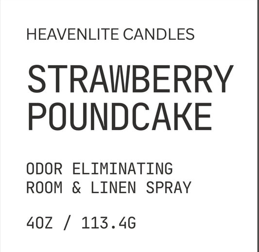 Strawberry Poundcake 4oz Room Spray