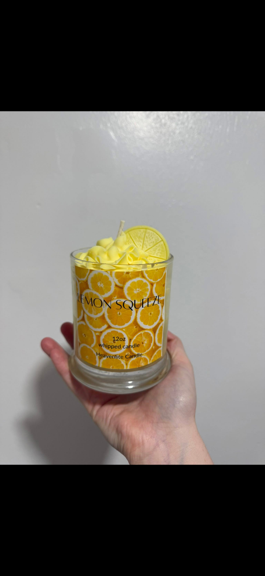 Lemon Squeeze 12oz whipped candle