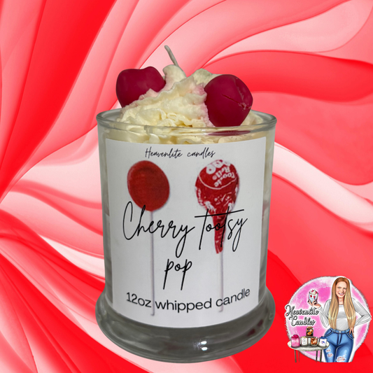 Cherry Toosty pop 12oz Whipped candle