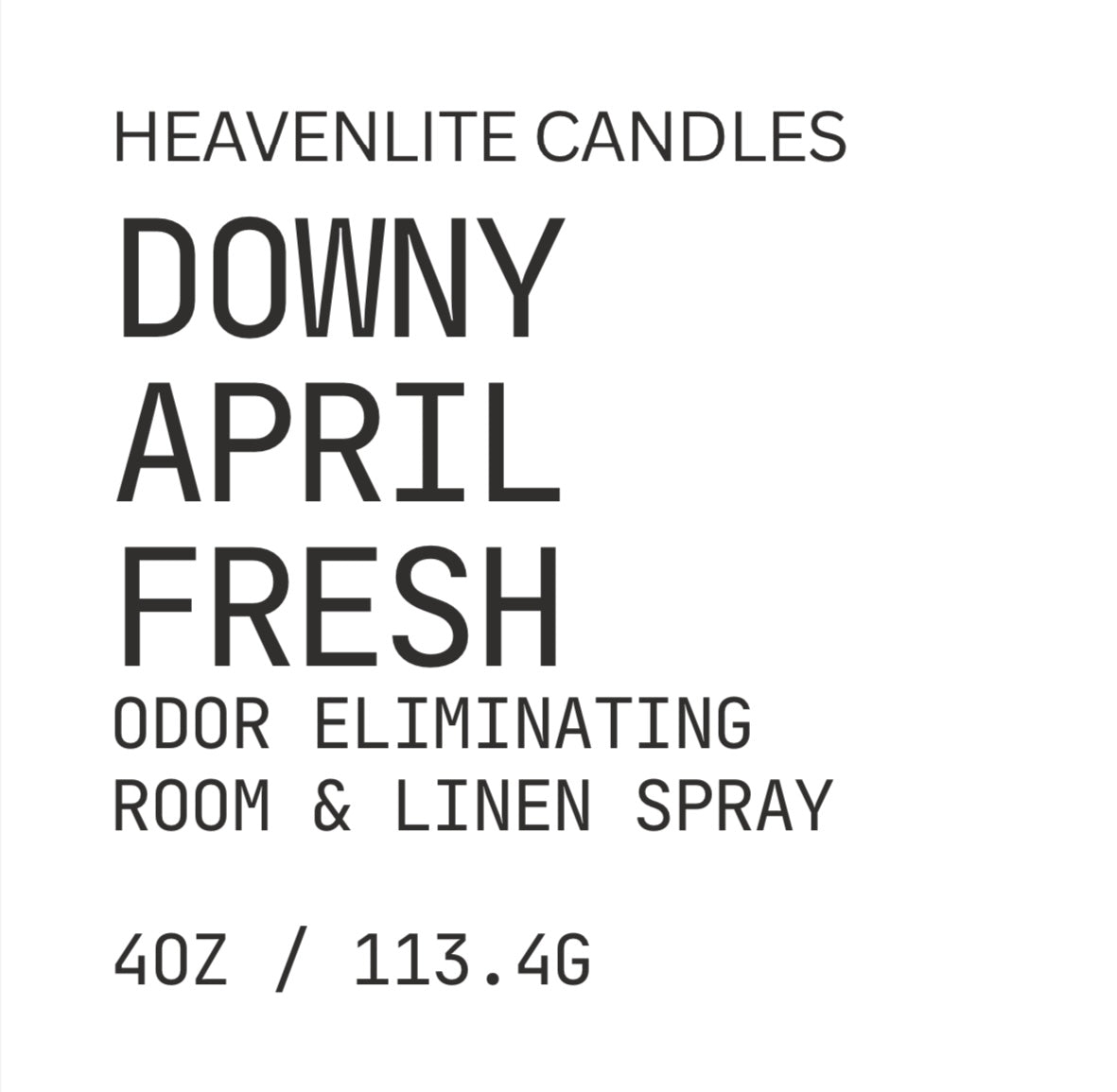 Downy April Fresh 4oz Room Spray