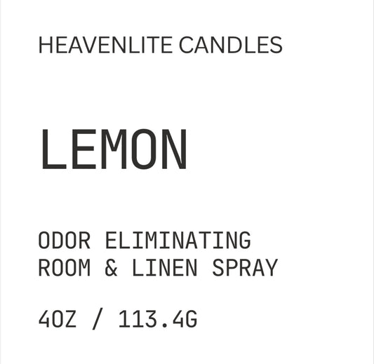 Lemon 4oz Room Spray