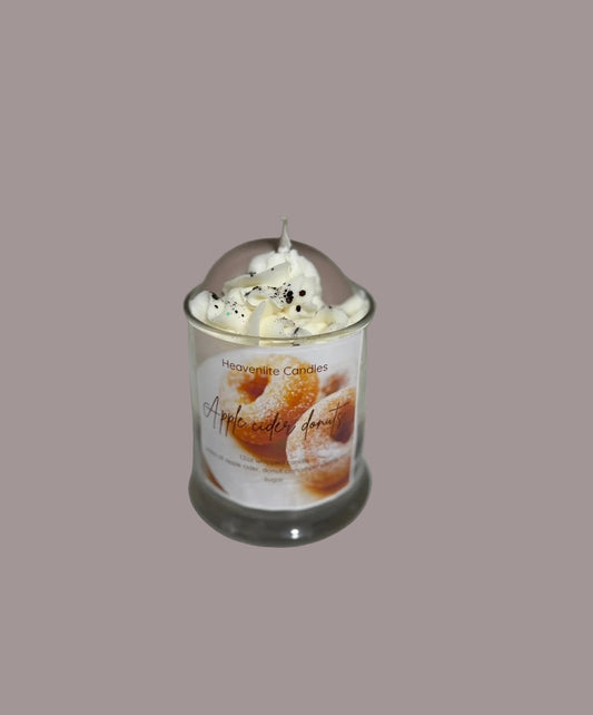 Apple Cider Donuts 12oz Whipped Candle