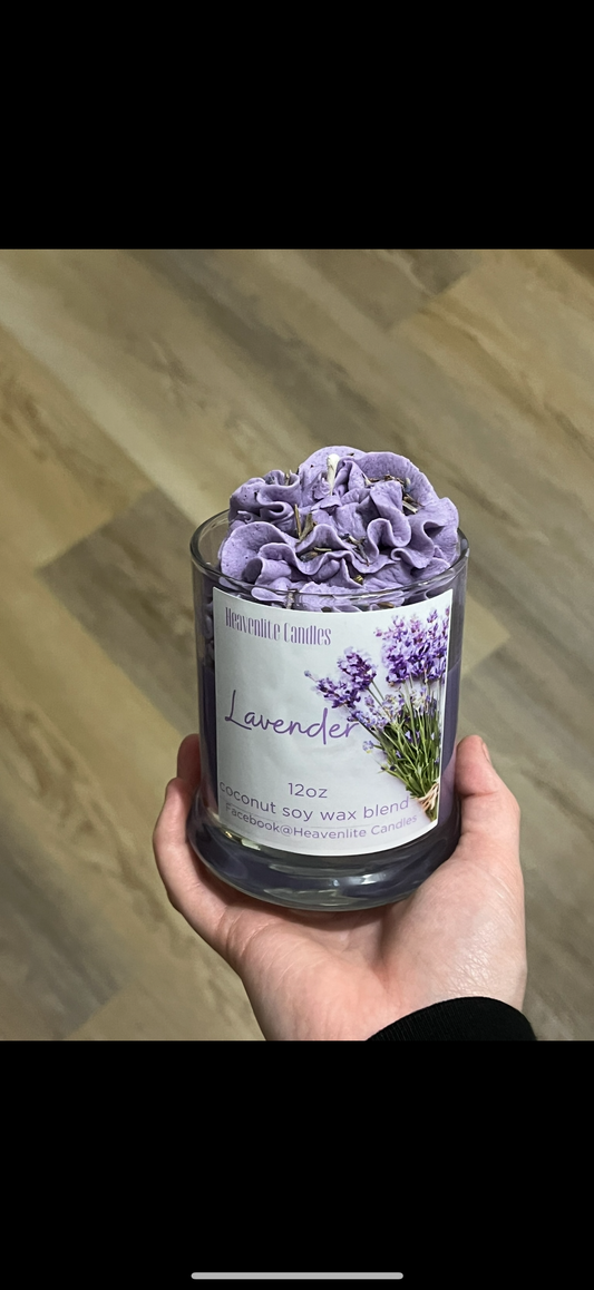 Lavender 12oz whipped candle